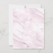 Foto van Chic Magnolia Floral & Mauve Circle Frame Save The Date (Achterkant)