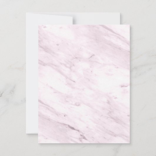 Foto van Chic Magnolia Floral & Mauve Circle Frame Save The Date (Achterkant)