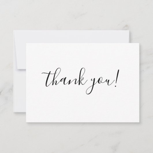 Foto van Chic Minimalist - Bedankt voor het schrij (Voorkant)