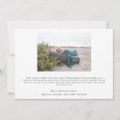 Foto van Chic My First Kerstmis 10 Baby Collage Feestdagenkaart (Achterkant)