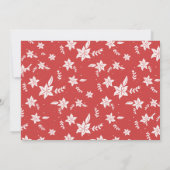 Foto van Chic Passen getrouwd met kerstfeestjes Kaart (Achterkant)