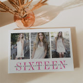 Foto van Chic Pink & White Sweet Sixteen Gastenboek