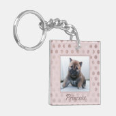 Foto van Chic Pink - Wie is een goede hond? Sleutelhanger (Voorkant Links)