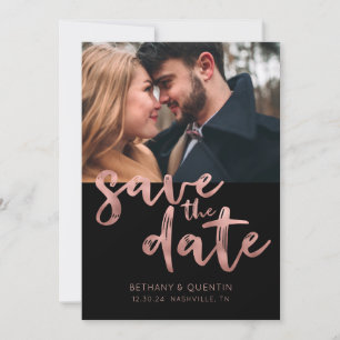Foto van Chic Roos Gold Foil-penseel Save The Date
