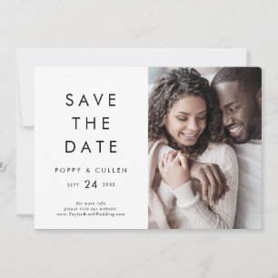 Foto van Chic Typography Save The Date