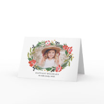 Foto van Chic Waterverf Floral Holiday