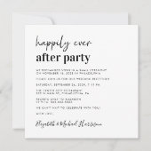 Foto van Chic Wedding Reception Kaart (Voorkant)