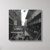 Foto van Chicago Blackhawk Restaurant 1960 Canvas Afdruk (Voorkant)