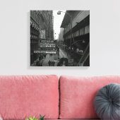 Foto van Chicago Blackhawk Restaurant 1960 Canvas Afdruk (Insitu (Woonkamer))