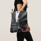 Foto van Chicago Blackhawk Restaurant 1960 Tote Bag (Dichtbij)