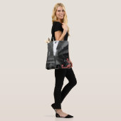 Foto van Chicago Blackhawk Restaurant 1960 Tote Bag (Op model)
