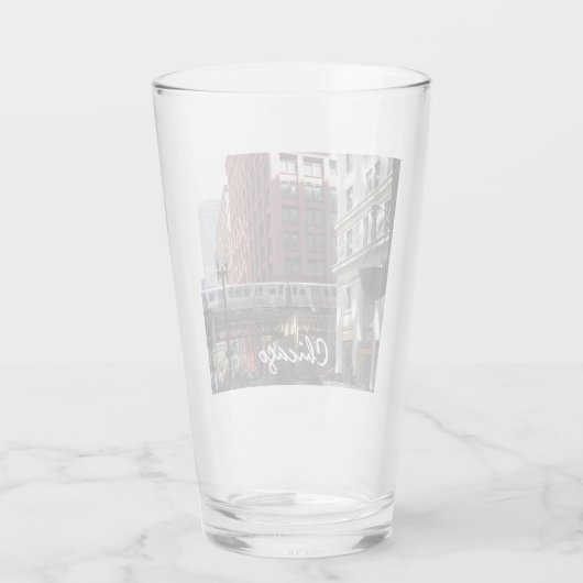 Foto van Chicago Eleved Loop Train Glas (Achterkant)
