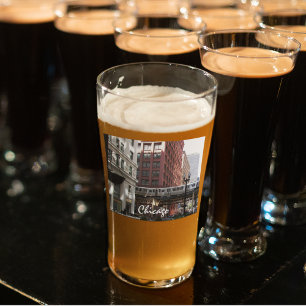 Foto van Chicago Eleved Loop Train Glas