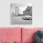 Foto van Chicago Michigan Avenue Art Museum 1960 Canvas Afdruk (Insitu (Woonkamer))