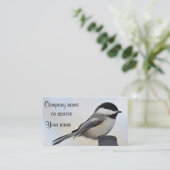 Foto van Chickadee Visitekaartje (Staand voorkant)
