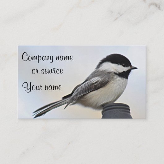 Foto van Chickadee Visitekaartje (Voorkant)
