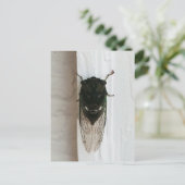 Foto van Cicada Briefkaart (Staand voorkant)