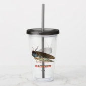 Foto van Cicada Bug, Insect gepersonaliseerd Acryl Drinkbeker (Voorkant)