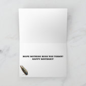 Foto van Cicada Bug, Insect gepersonaliseerde verj Kaart (Binnen)