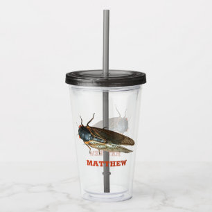 Foto van Cicada Bug, Insect Persoonlijk Acryl Drinkbeker