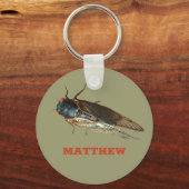 Foto van Cicada Insect Bug Persoonlijk Sleutelhanger (Voorkant)