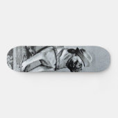 Foto van Classy Pug Skateboard (Horizontaal)