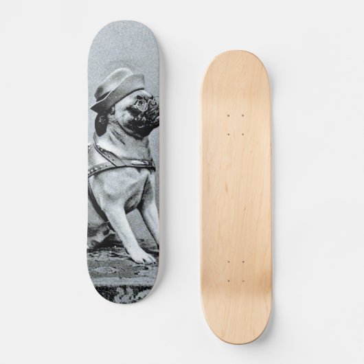 Foto van  Classy Pug Skateboard (Voorkant)