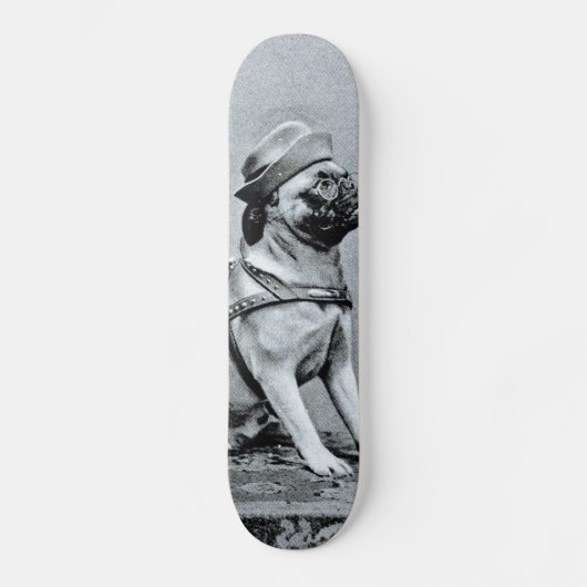 Foto van Classy Pug Skateboard (Voorkant)
