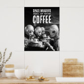 Foto van Coffee Space Inover   Poster (Keuken)