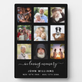 Foto van collage Black Memorial Fotoplaat (voorkant)