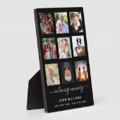 Foto van collage Black Memorial Fotoplaat (Zijkant)