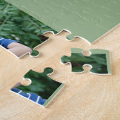 Foto van Collage Border Mam Quote Green Floral Legpuzzel (Zijkant)