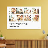 Foto van Collage Family | Fijne Valentijns Canvas Afdruk (Insitu (Woonkamer))