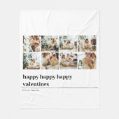 Foto van Collage Family | Fijne Valentijns Fleece Deken (Voorkant)