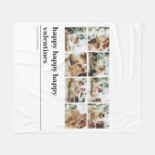 Foto van Collage Family | Fijne Valentijns Fleece Deken (Voorkant (Horizontaal))