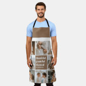 Foto van Collage Family | Gelukkig Grateful Blesse Schort (Gedragen)