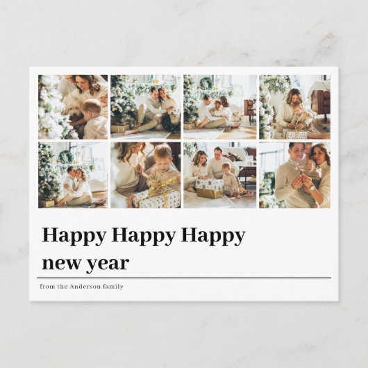 Foto van Collage Family | Gelukkig nieuwjaar Briefkaart (Voorkant)