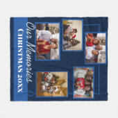 Foto van Collage Family Kerstmis, geblanket Fleece Deken (Voorkant (Horizontaal))