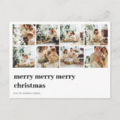 Foto van Collage Family | Vroegere kerst Briefkaart (Voorkant)