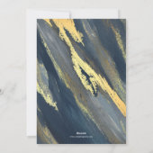 Foto van Collage Painted Gold Navy Kwanzaa Foto Feestdagenkaart (Achterkant)