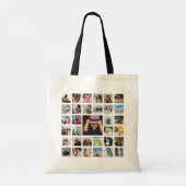 Foto van Collage Unique Personalized 33 Foto Tote Bag (Achterkant)