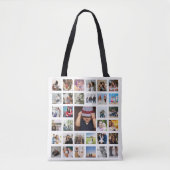 Foto van Collage Unique Personalized 33 Foto Tote Bag (Voorkant)