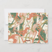 Foto van Colorful Abstract Merry Kerstmis Feestdagenkaart (Achterkant)