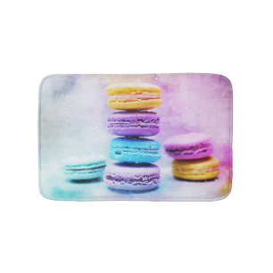 Foto van Colorful Delicious Macarons Badmat