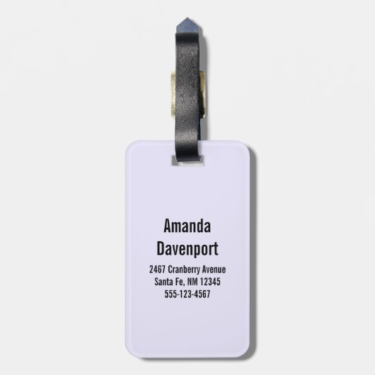 Foto van Colorful Delicious Macarons Bagagelabel (Achterkant verticaal)