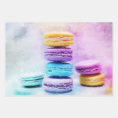 Foto van Colorful Delicious Macarons Inpakpapier Vel (Voorkant 3)