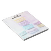 Foto van Colorful Delicious Macarons Notitieblok (Schuin)