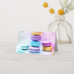Foto van Colorful Delicious Macarons Plaatskaartje