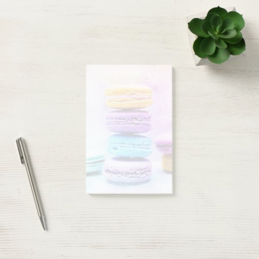 Foto van Colorful Delicious Macarons Post-it® Notes (Kantoor)