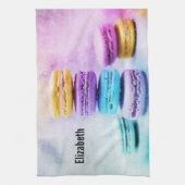 Foto van Colorful Delicious Macarons Theedoek (Verticaal)